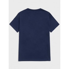 Men Logo & Letter Graphic Tee