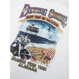 Men Motorcycle & Slogan Graphic Tee